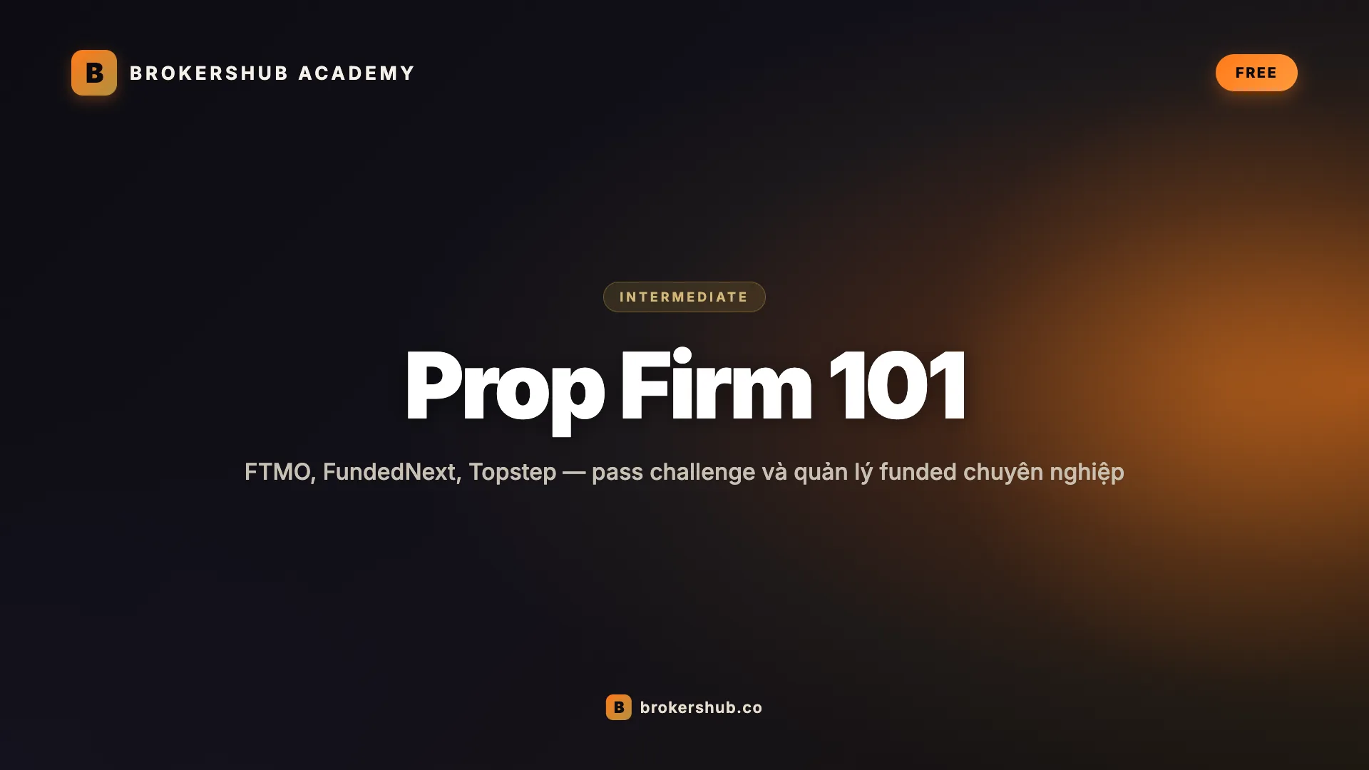 Prop Firm 101